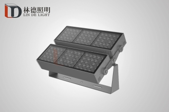 3头双排投光灯U型支架